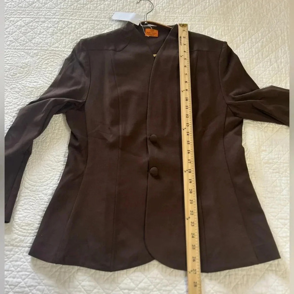 NWT Mary Crafts 2 Piece Ladies Brown Suit. Size 16. Comfort core. Office cor… - Picture 9 of 14